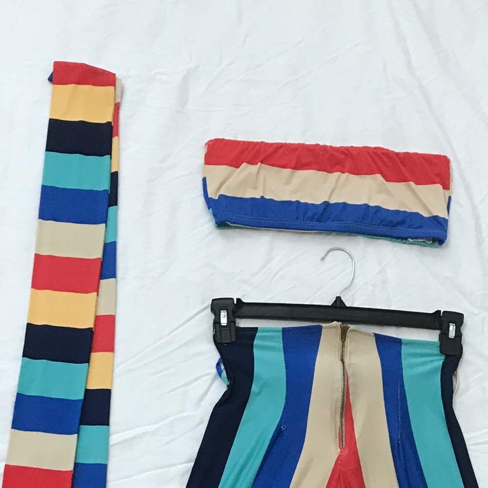 Multicolor Two piece pants Set - Picture 4 of 7